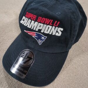 New England Patriots Hat Super Bowl Champions‎ LI 47 Brand Adjustable Hat Cap